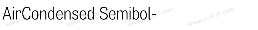 AirCondensed Semibol字体转换